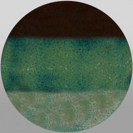 Green Tea SW108 over Black Walnut SW-104 Stoneware Glaze Combination